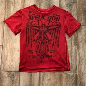 Affliction Boys Small t-shirt